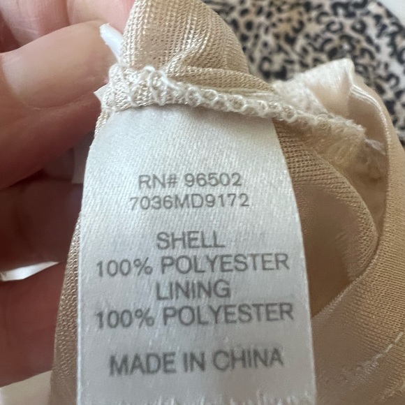 Charming Charlie leopard print dress with 3/4 length sleeve. Size:M - Picture 5 of 6